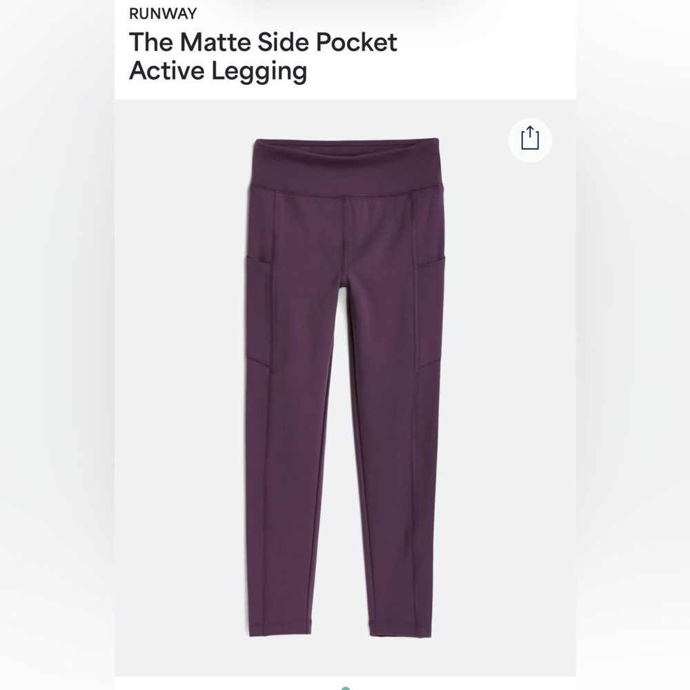 Stitch Fix NWT Active Legging - Girls Large (12/14) - Dark Purple